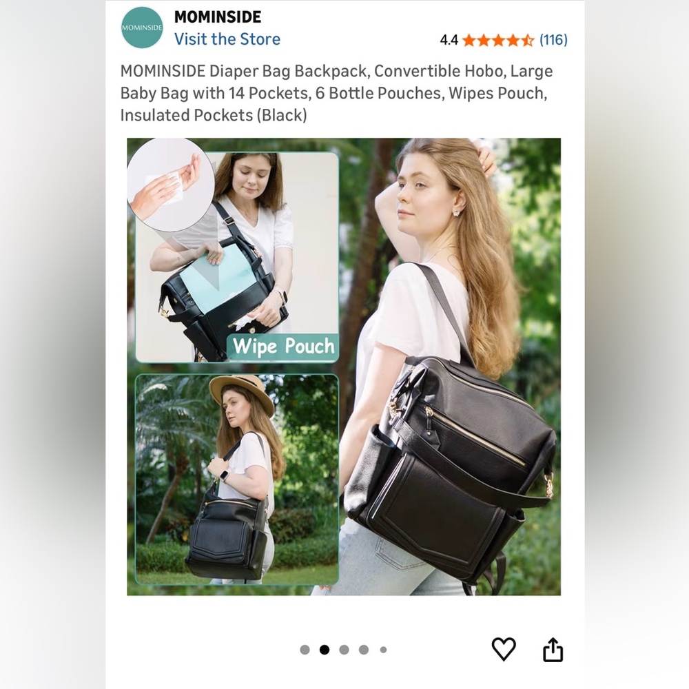 Mominside Boho Diaper Bag - Picture 6 of 11